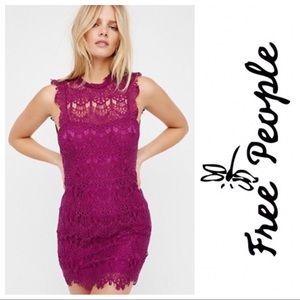 Free People DayDream lace mini dress NWT